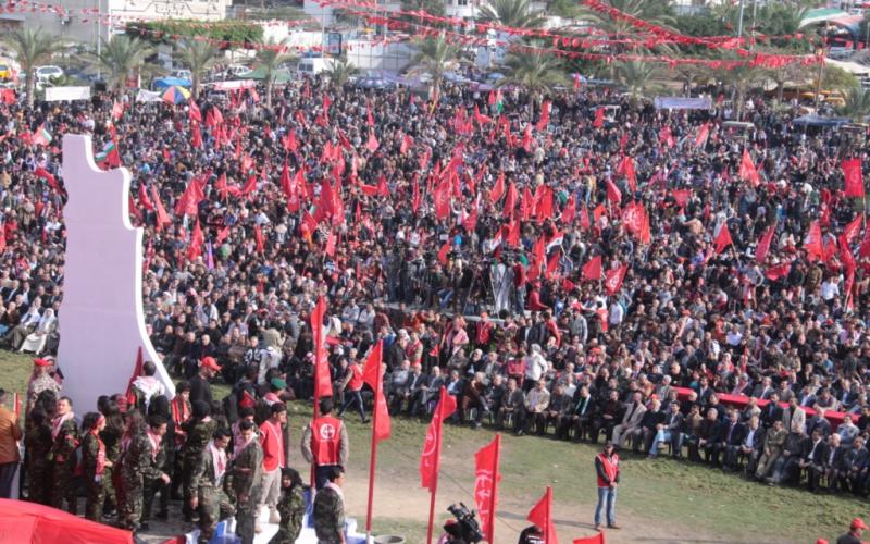 صور: "الشعبية" تحتفل بانطلاقتها الـ (46)