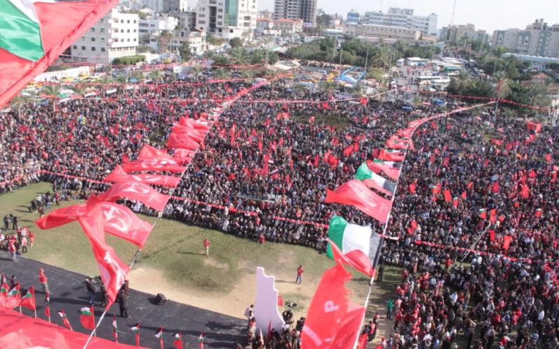صور: "الشعبية" تحتفل بانطلاقتها الـ (46)