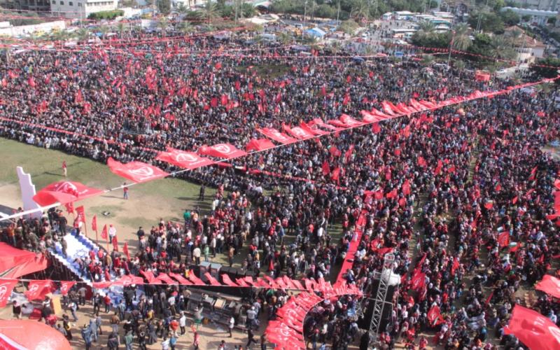 صور: "الشعبية" تحتفل بانطلاقتها الـ (46)