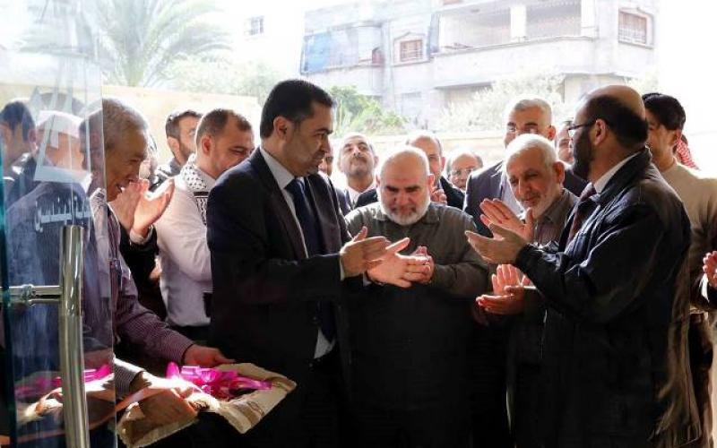 بالصور: نقابة المهندسين تفتتح مقرها الدائم بخانيونس