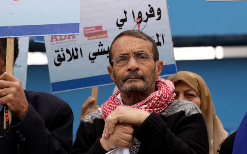 صور: كبار السن بغزة يطالبون بحماية حقوقهم