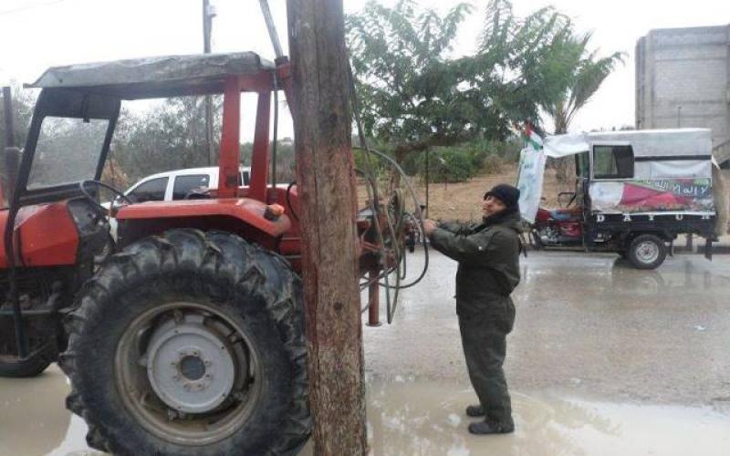 صور: أجواء المنخفض الجوي بخانيونس