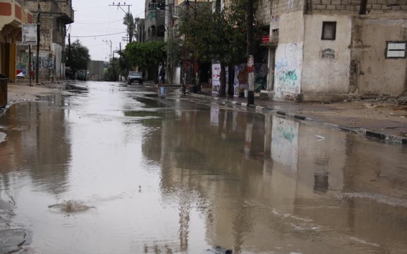 صور: أجواء المنخفض الجوي بخانيونس