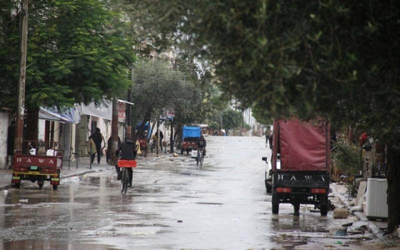 صور: أجواء المنخفض الجوي بخانيونس