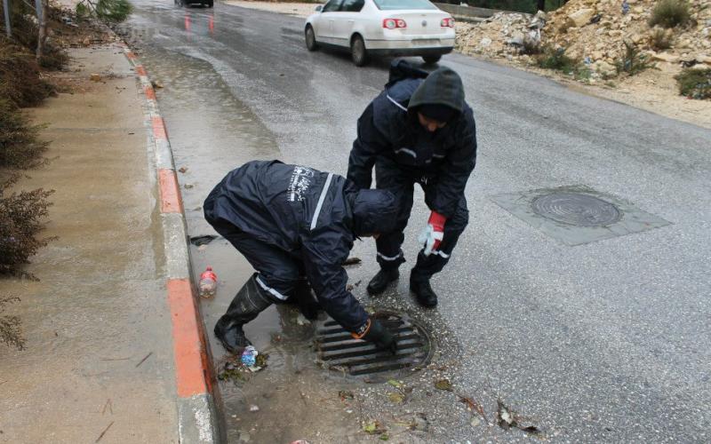صور: أجواء المنخفض الجوي في الضفة