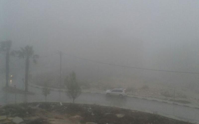صور: أجواء المنخفض الجوي في الضفة