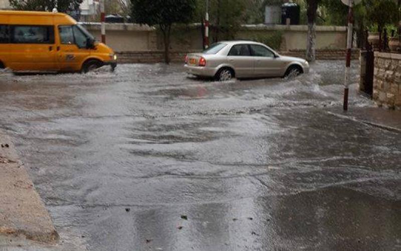 صور: أجواء المنخفض الجوي في الضفة