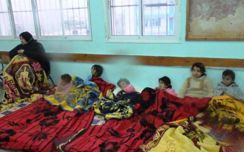 بالصور: مركز ايواء وغرف عمليات بخان يونس