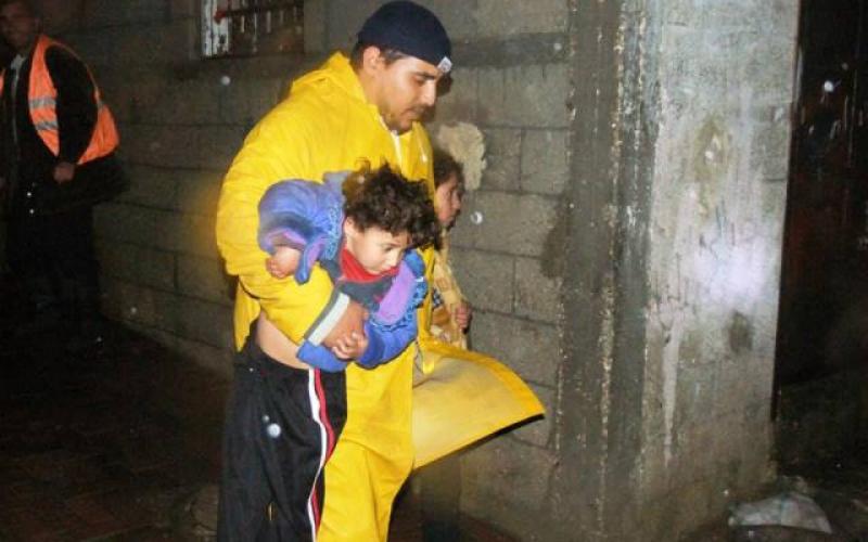 بالصور: مركز ايواء وغرف عمليات بخان يونس