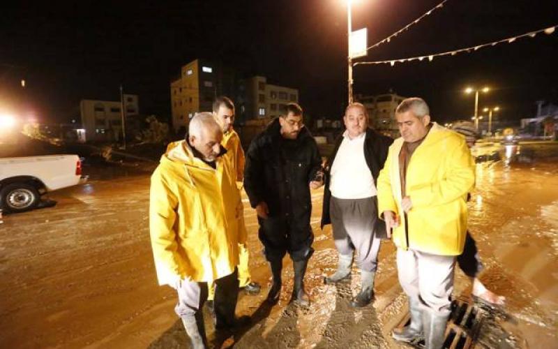 بالصور: مركز ايواء وغرف عمليات بخان يونس
