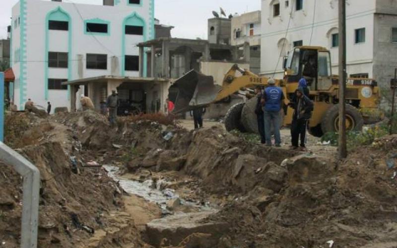 بالصور: مركز ايواء وغرف عمليات بخان يونس