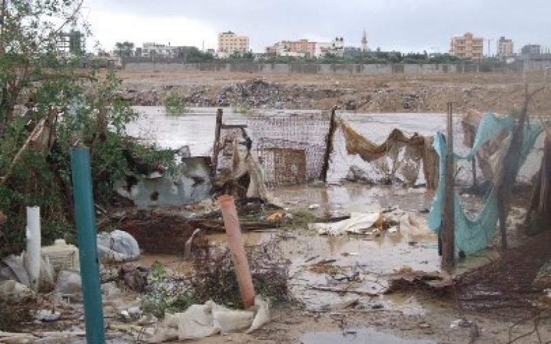 بالصور: فيضان وادي غزة حكاية ألم تتجدد