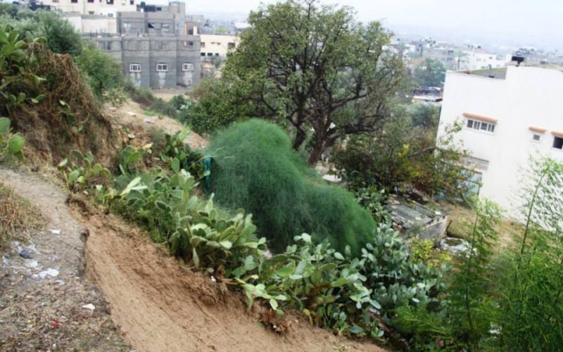 صور: انهيارات بتلة المنطار شرق غزة