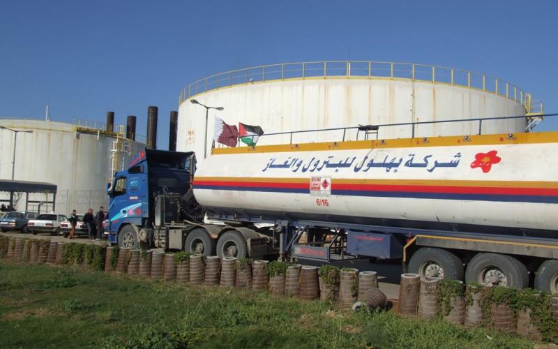 صور: ضخ الوقود بمحطة توليد كهرباء غزة
