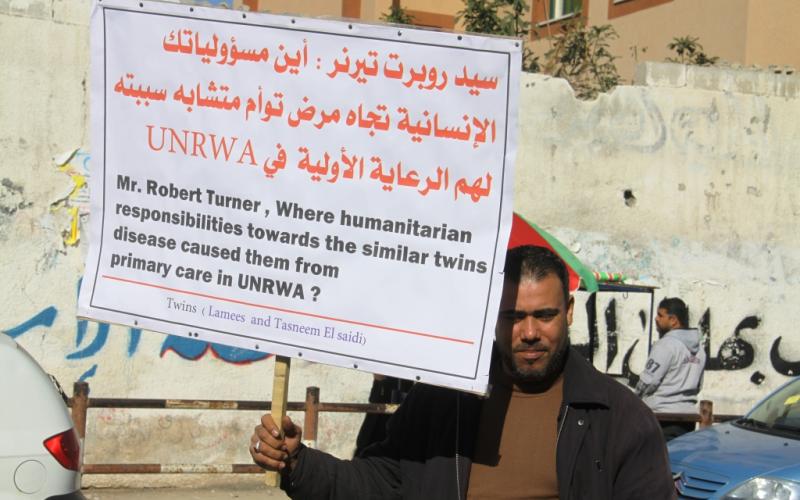 بالصور: "لميس" و"تسنيم" ضحيتا "أونروا"