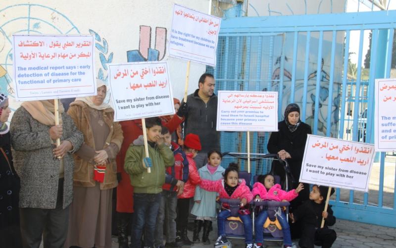 بالصور: "لميس" و"تسنيم" ضحيتا "أونروا"