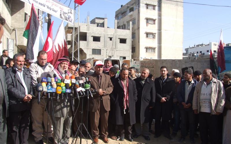 بالصور: خيمة تضامنية لمتضرري المنخفض