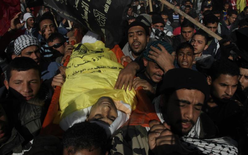 صور: تشييع الشهيد "حمد" ببيت حانون