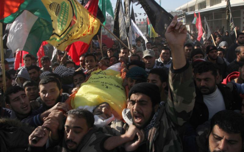 صور: تشييع الشهيد "حمد" ببيت حانون