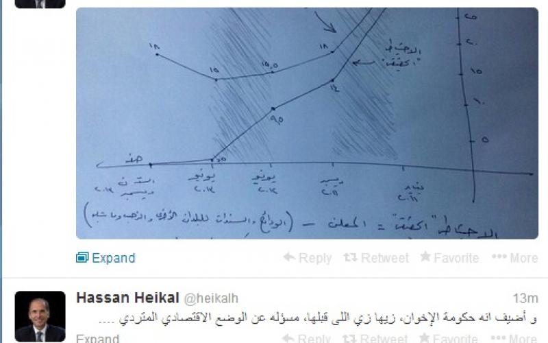 هيكل: احتياطي مصر صفر والإخوان السبب