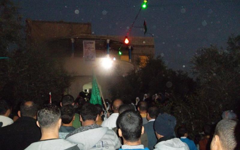 بالصور:الإفراج عن القسامي "صبّاح" من جنين