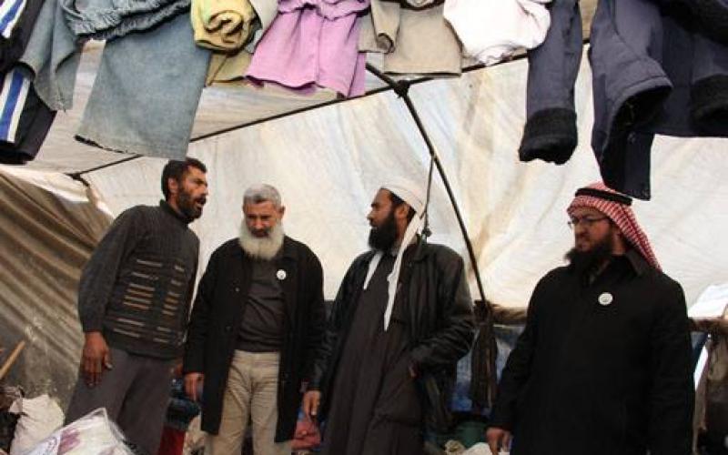 صور: جمعية "ابن باز"  توزع مساعدات لمتضرري المنخفض
