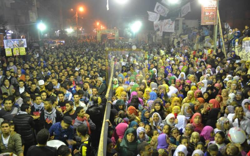 صور: مهرجان حاشد بالجيزة رفضاً للانقلاب