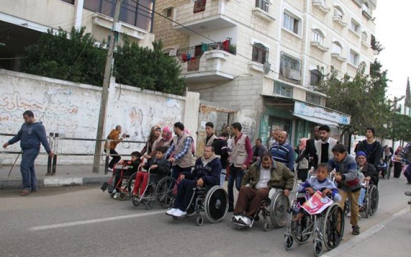 صور: الاحتفال باليوم العالمي للمعاق برفح‎