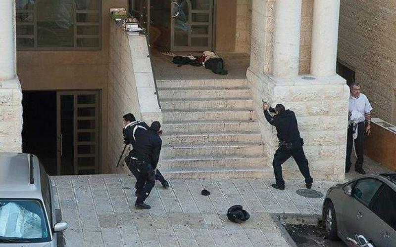 صور:‬ لحظة استشهاد أبطال عملية القدس