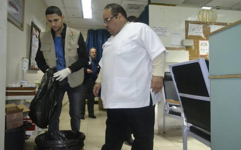 الملتقى التربوي يشارك في تنظف المستشفيات