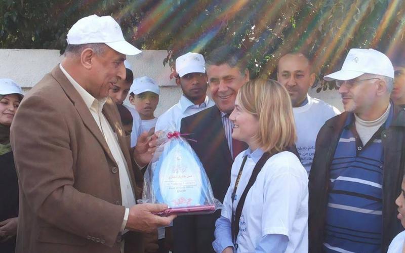 صور: يوم تطوعي بمشاركة الفصائل بالمغازي
