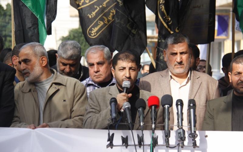 صور: وقفة تضامنية برفح نصرة للأسرى