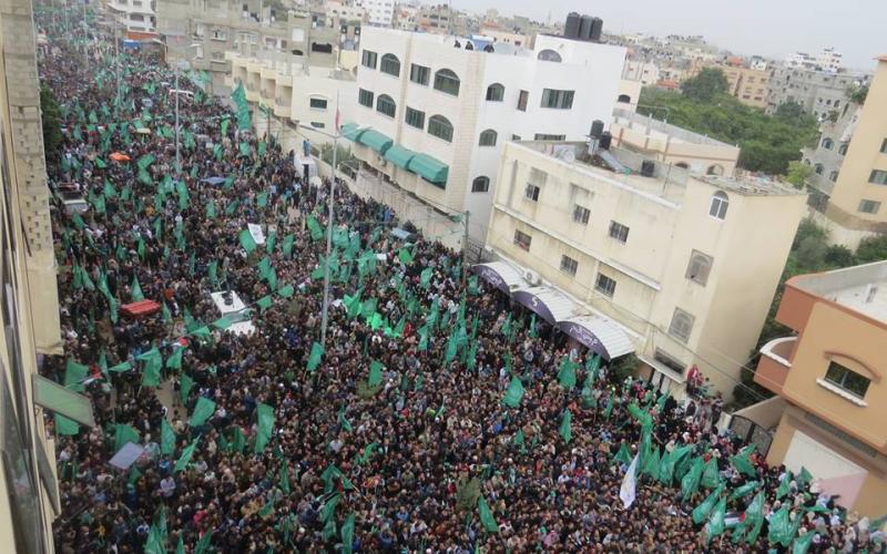 صور: مسيرة حماس الحاشدة شمال القطاع