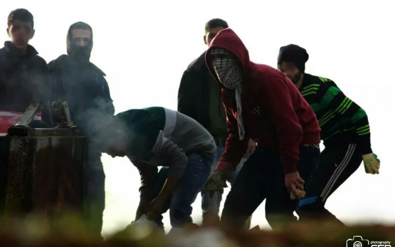 صور: إصابات في مواجهات قرب "عوفر"