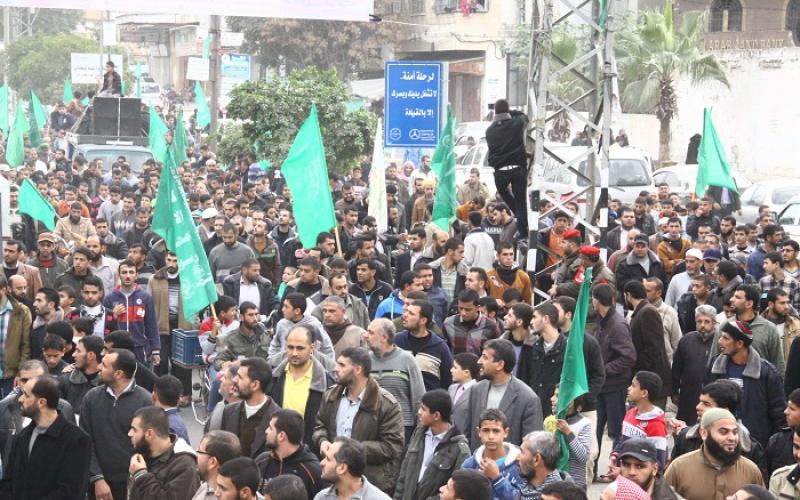 صور: مسيرة حماس في خانيونس جنوب القطاع