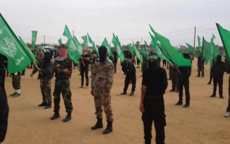 صور: عرض لحماس بالزوايدة وسط القطاع