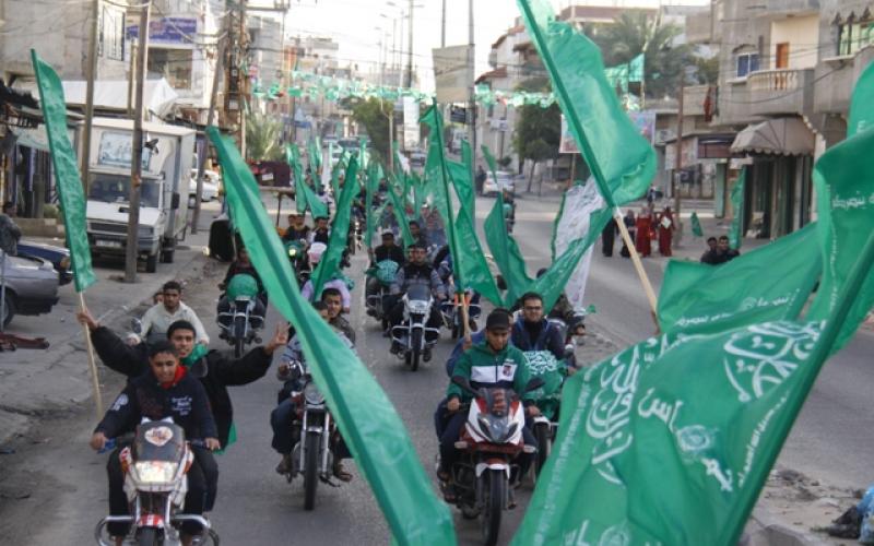 صور:مسيرة "دراجات" احتفالًا بالانطلاقة برفح