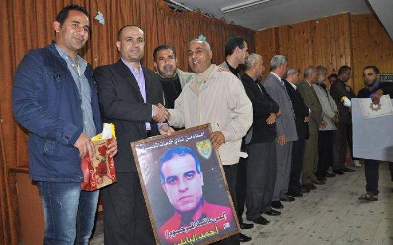 صور: تكريم "خدمات النصيرات" لاعبيه المتوفون