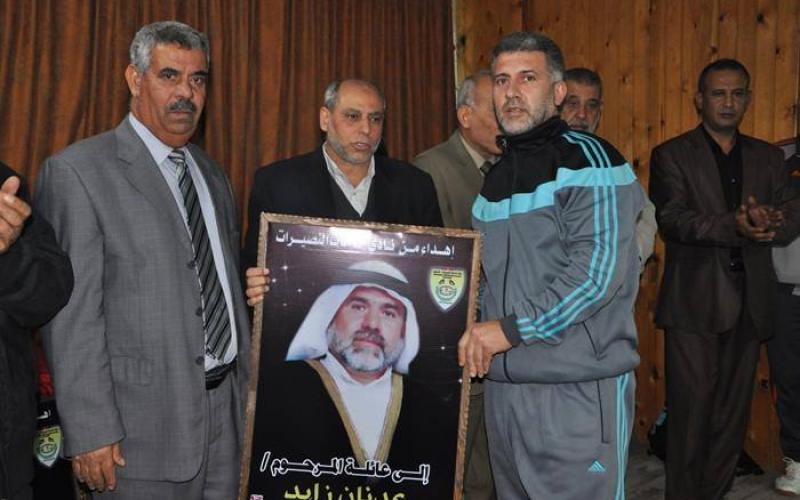 صور: تكريم "خدمات النصيرات" لاعبيه المتوفون