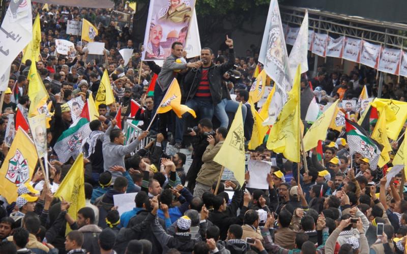 صور: فتحاويو غزة يتظاهرون للمطالبة بإصلاح حركتهم