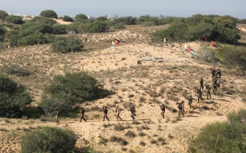 صور: مناورة للأمن الوطني تحاكي اقتحام موقع للعدو