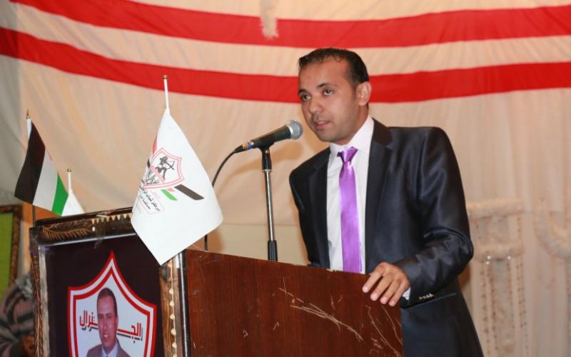 صور:  "شباب الزمالك" الفلسطيني يحتفل بانطلاقته الثانية