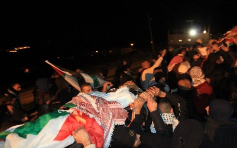 صور: تشييع جثمان الشهيدين "أبو جمل"