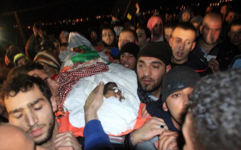 صور: تشييع جثمان الشهيدين "أبو جمل"