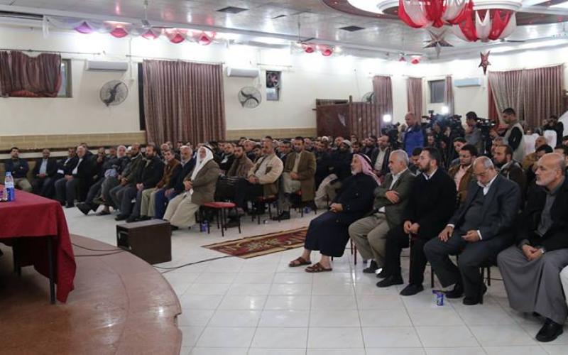 صور: النقابات المهنية تستضيف أبو مرزوق