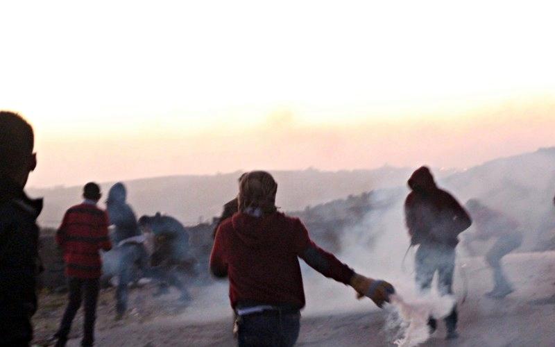 صور: مواجهات بين الاحتلال وطلاب سلواد