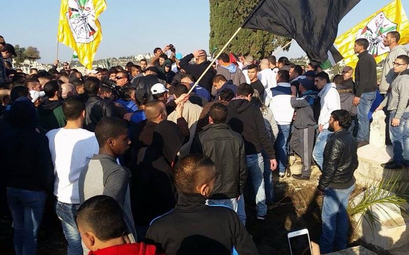 صور: تشييع الشهيد حشيمة من المسجد الأقصى