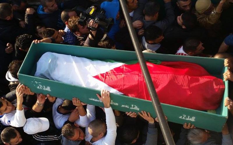صور: تشييع الشهيد حشيمة من المسجد الأقصى