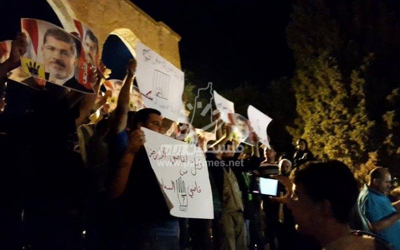 بالصور: مسيرة في الأقصى تضامنًا مع "مرسي"
