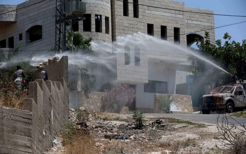 بالصور: الاحتلال يصيب العشرات من الفلسطينيين